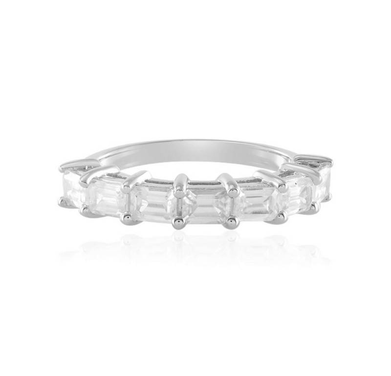 Cavill Silberring Cavill Silberring 925 platin. Damenring 7 Zirkone 1,66 ct Echtschmuck (1-tlg) von Cavill