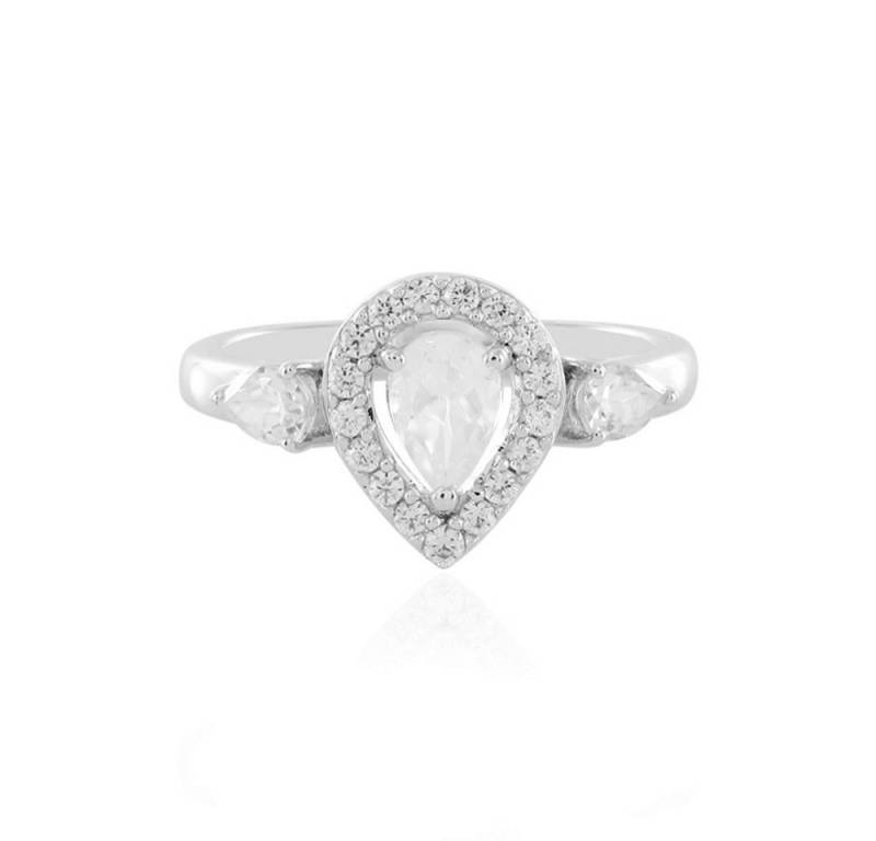 Cavill Silberring Cavill Ring Sterlingsilber 925 mit 1,19 ct Zirkon Tropfen & Rund (1-tlg) von Cavill