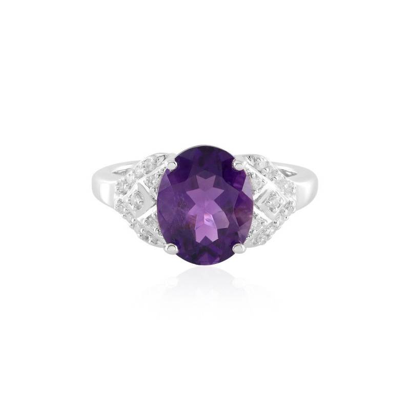 J Classics Silberring Amethyst Silver Ring (1-tlg) von J Classics