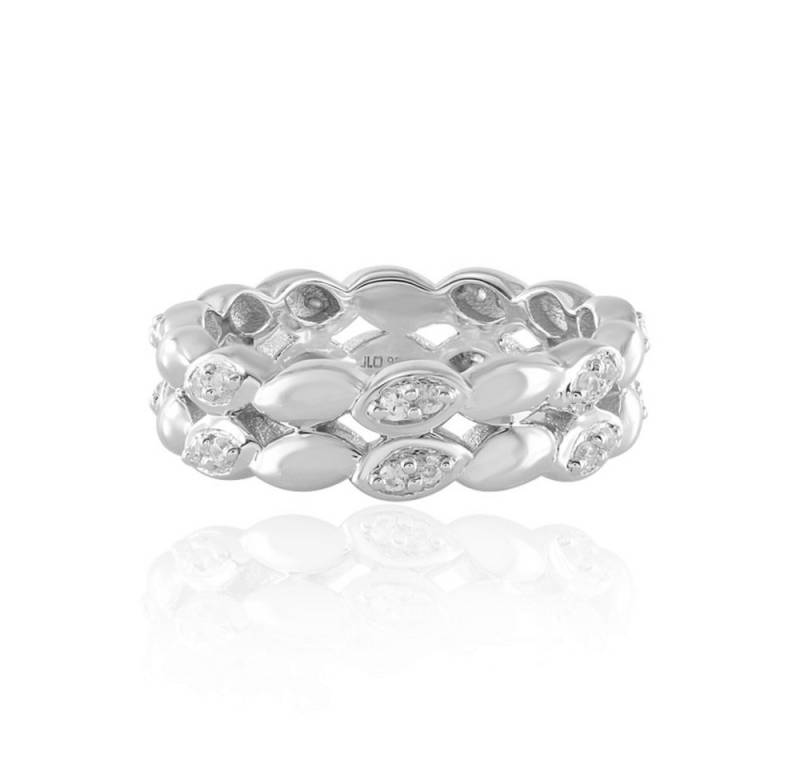 Cavill Silberring Cavill Zirkon Pavé Ring 925 Silber Damen Echtschmuck Glänzend (1-tlg) von Cavill
