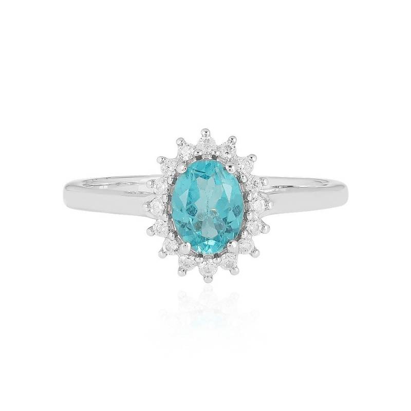 J Classics Silberring Blauer Apatit-Silberring von J Classics