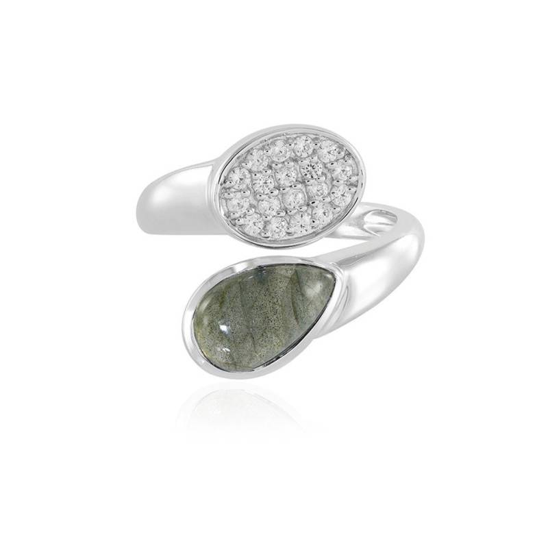 J Classics Silberring Blue Maniry Labradorite Silver Ring (KM by Juwelo) (1-tlg) von J Classics