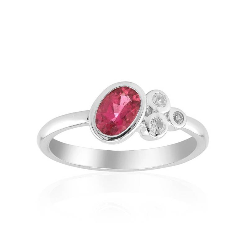 J Classics Silberring Brazilian Pink Tourmaline Silver Ring (Pallanova) (1-tlg) von J Classics