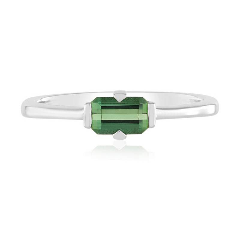 Cavill Solitärring Sterlingsilber-Ring, 0,51 ct grüner Turmalin, plattiert, Oktagon (1-tlg) von Cavill
