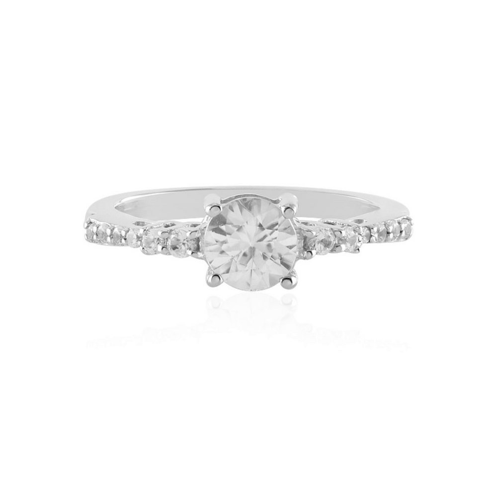 Cavill Silberring Cavill Silberring 0,77 ct Zirkon, Brillantschliff, platinbeschichtet (1-tlg) von Cavill