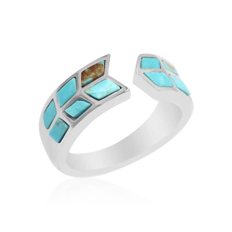 J Classics Silberring Kingman Turquoise Silver Ring (Anne Bever) (1-tlg) von J Classics
