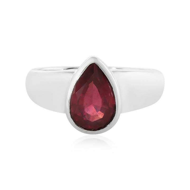Cavill Silberring Schicker Madagaskar Rubin Teardrop Silber Ring, 1,77ct (1-tlg) von Cavill