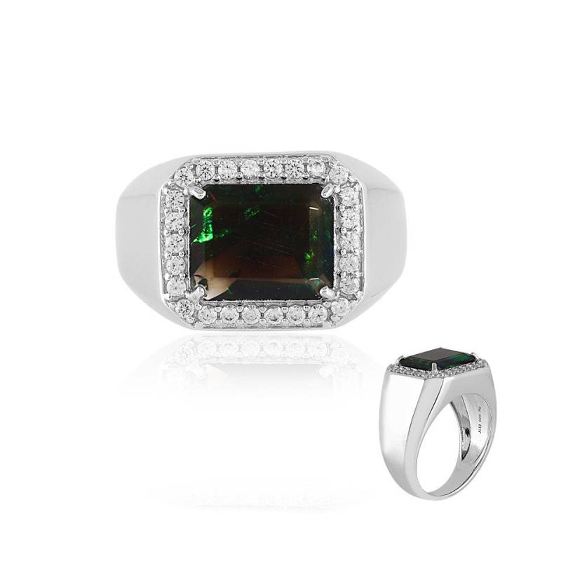 J Classics Silberring Mezezo-Opal-Herren-Silberring von J Classics