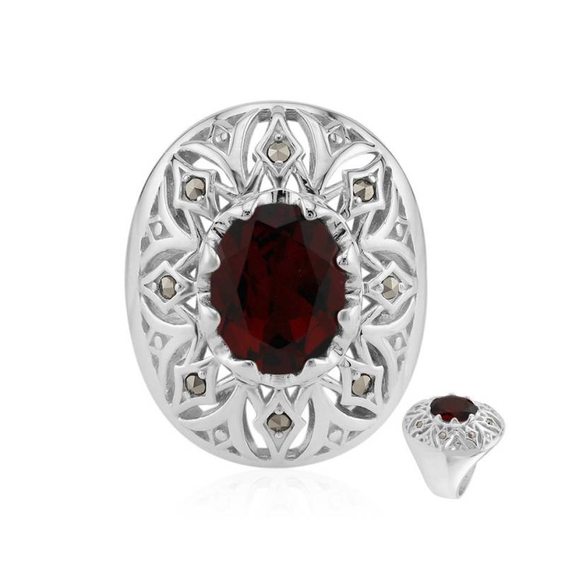 J Classics Silberring Mozambique Garnet Silver Ring (Annette classic) (1-tlg) von J Classics