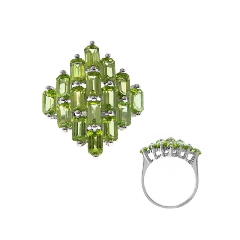 J Classics Silberring Peridot Silver Ring (1-tlg) von J Classics