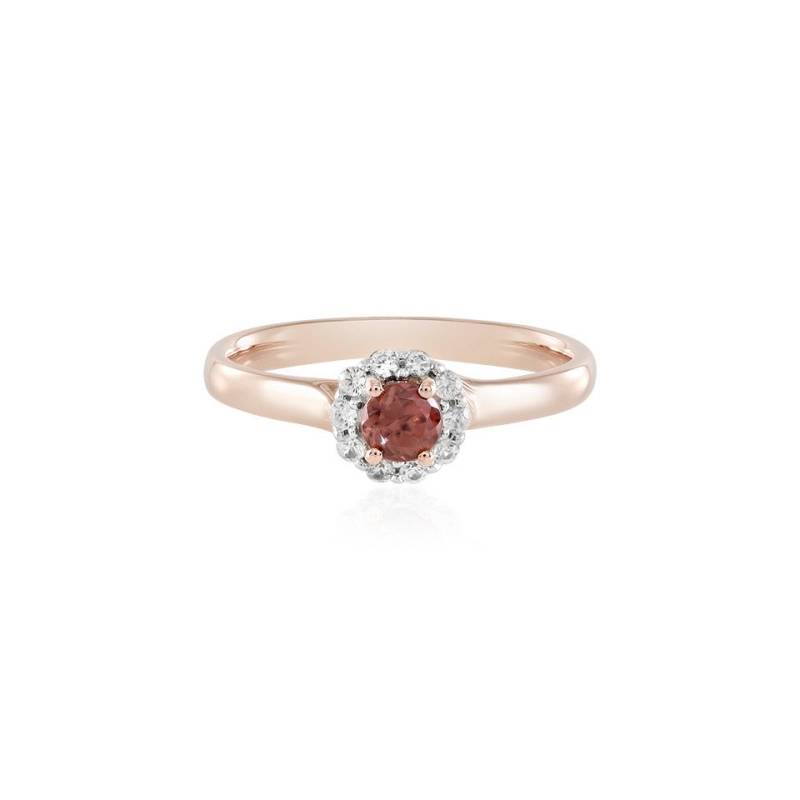 J Classics Silberring Pinkfarbener Zirkon-Silberring von J Classics