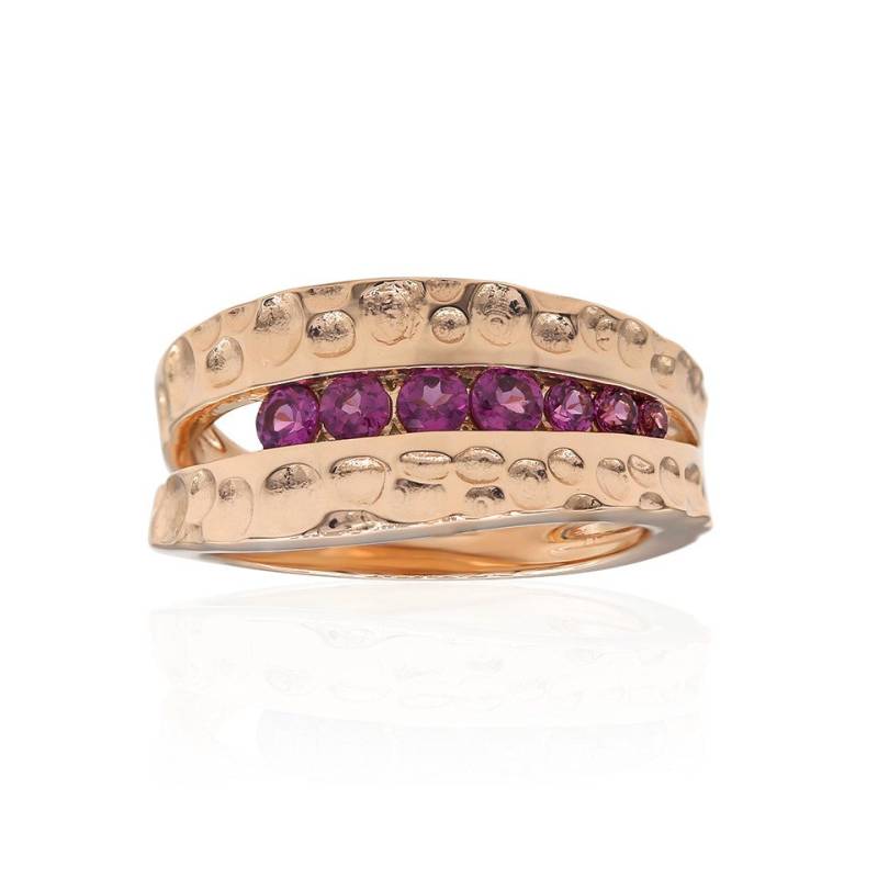 J Classics Silberring Rhodolith-Silberring (TPC) von J Classics