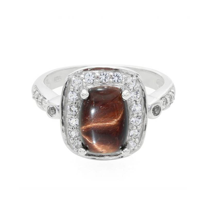 Cavill Silberring Mexikanischer roter Tigerauge 1,73ct Sterling Silber Ring (1-tlg) von Cavill