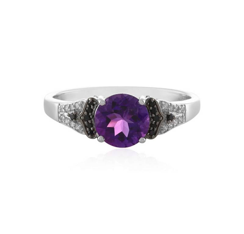 Cavill Silberring Amethyst 1,75 ct Silberring mit Spinellen, Zirkonia, elegant (1-tlg) von Cavill