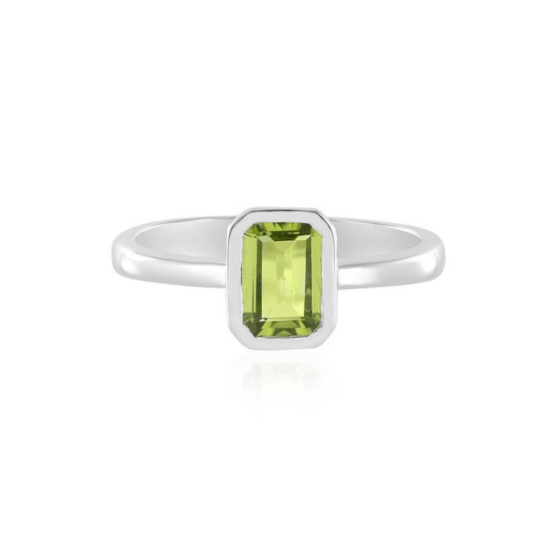 J Classics Silberring Schicker 0,855 ct Chinesischer Peridot Sterling Silber Ring (1-tlg) von J Classics
