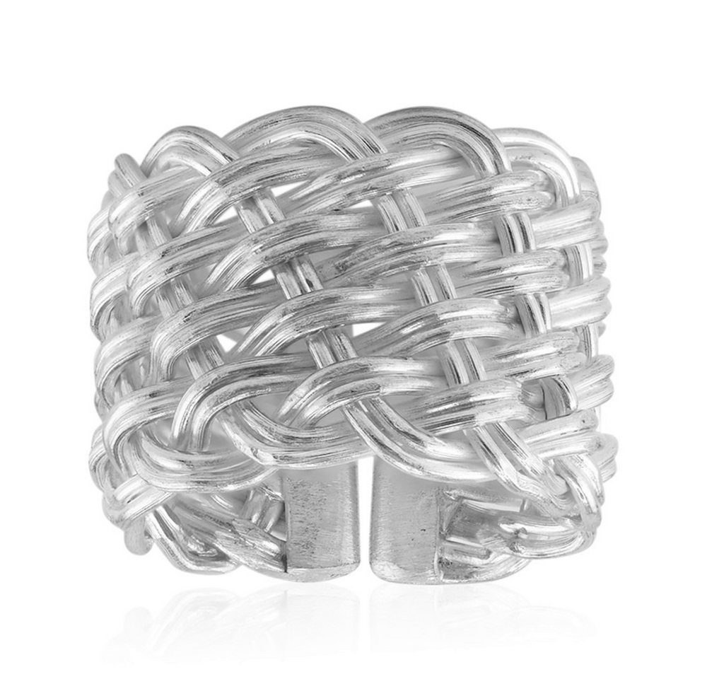 Cavill Silberring Cavill Ring aus 925 Sterling Silber, geflochten, modern & elegant (1-tlg) von Cavill