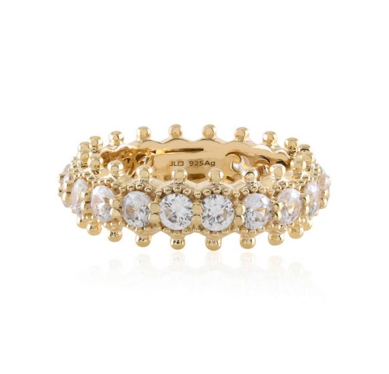 Cavill Silberring Cavill Zirkonring Damen 2,71 ct Kambodscha Zirkone Goldplated 925 (1-tlg) von Cavill