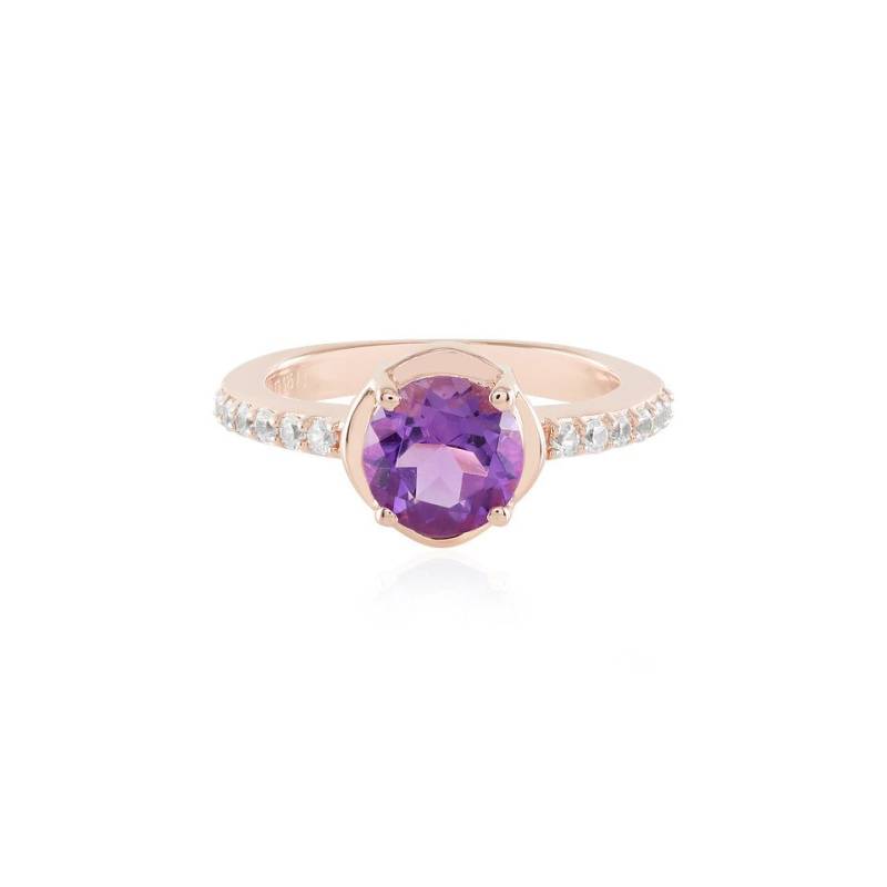 J Classics Silberring Sibirischer Amethyst-Silberring von J Classics