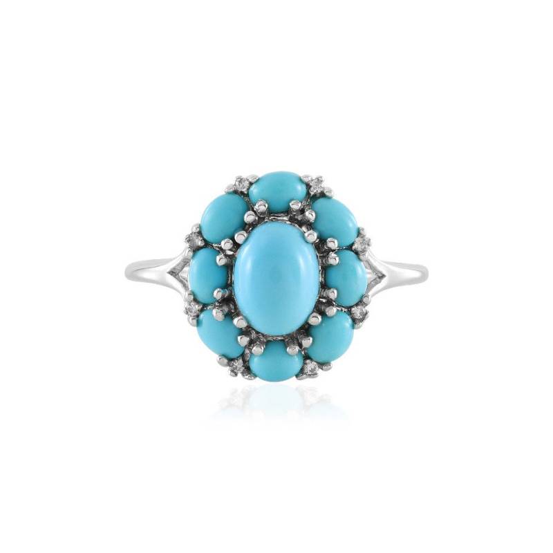 J Classics Silberring Sleeping Beauty Turquoise Silver Ring (1-tlg) von J Classics
