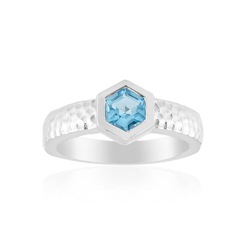 J Classics Silberring Swiss Blue Topaz Silver Ring (Pallanova) (1-tlg) von J Classics