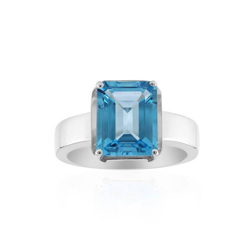 J Classics Silberring Swiss Blue Topaz Silver Ring (Pallanova) (1-tlg) von J Classics