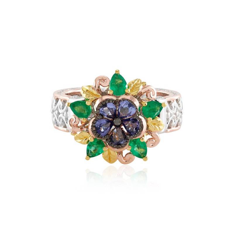 J Classics Silberring Tanzanite Silver Ring (Gems en Vogue) (1-tlg) von J Classics