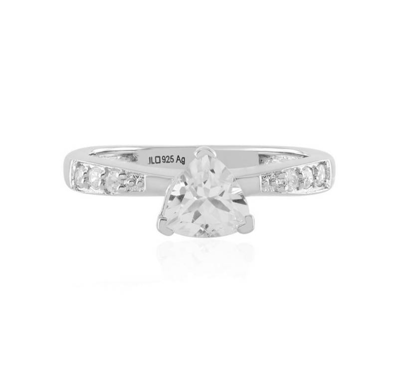 Cavill Silberring Cavill Ring Sterlingsilber mit weißem Topas 0,77 ct, Zirkon, plattiert (1-tlg) von Cavill