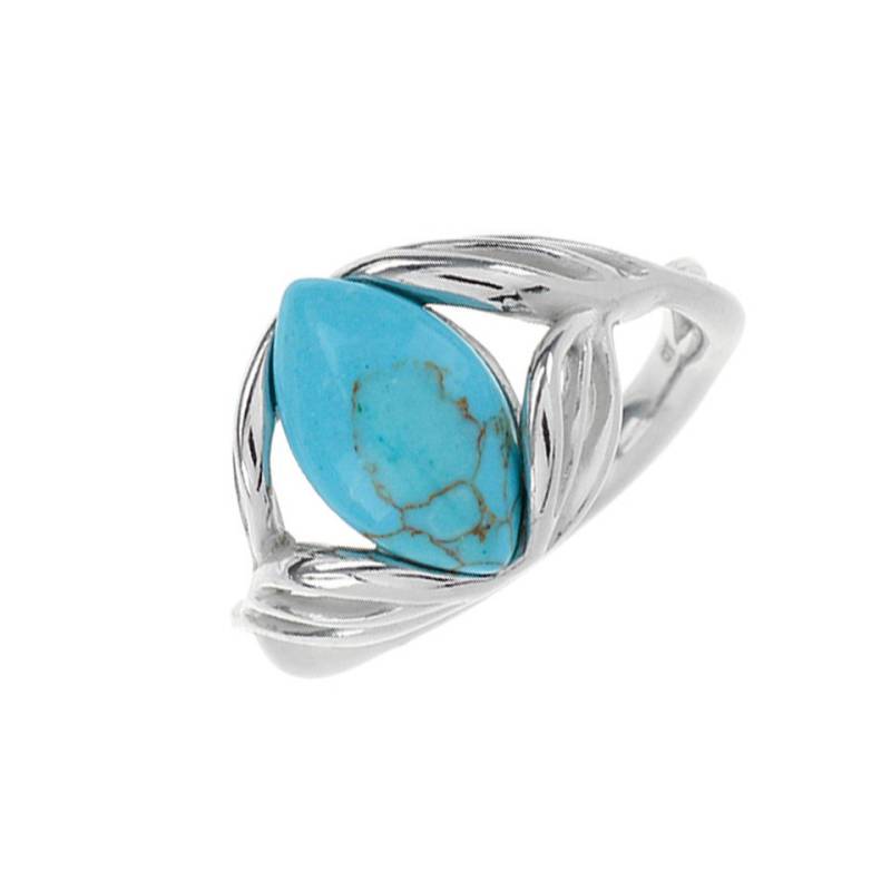 J Classics Silberring Turquoise Silver Ring (dagen) (1-tlg) von J Classics