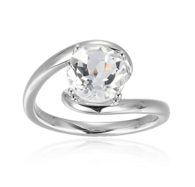 Cavill Solitärring Cavill Ring 1,55 ct Weißer Topas, 925 Silber, elegantes Design (1-tlg) von Cavill