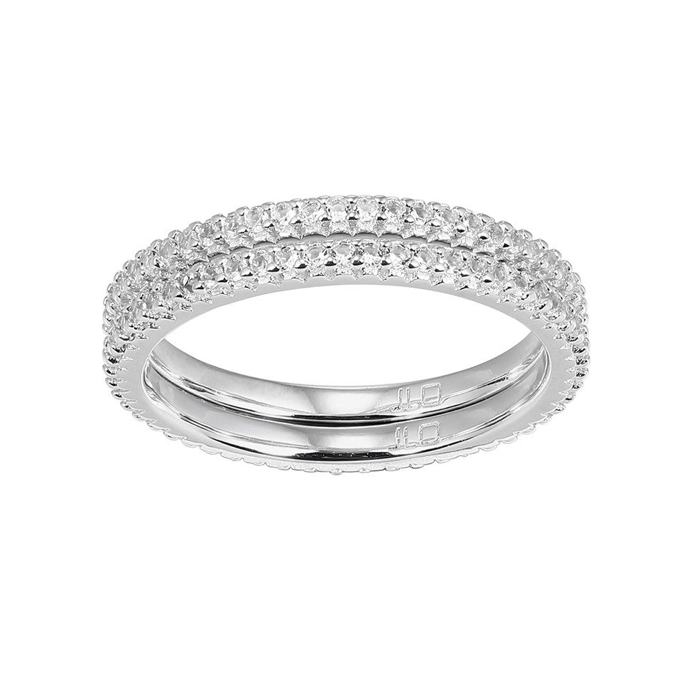 J Classics Silberring White Topaz Silver Ring (1-tlg) von J Classics