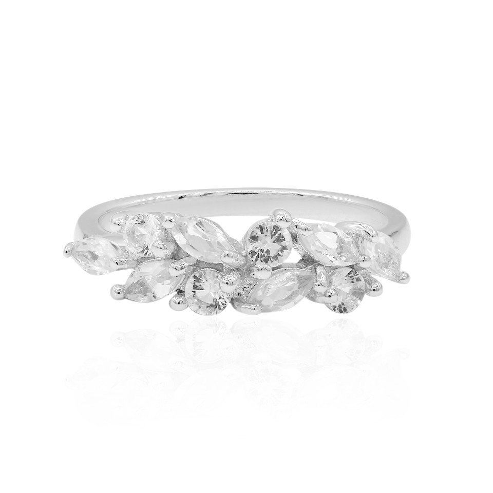 J Classics Silberring White Topaz Silver Ring (1-tlg) von J Classics