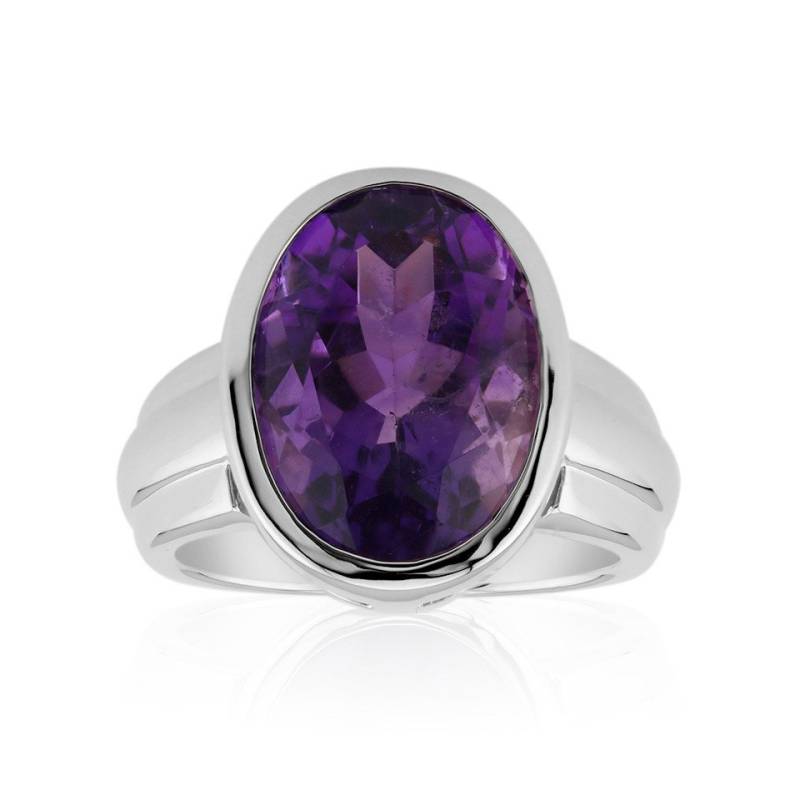 J Classics Silberring Zambian Amethyst Silver Ring (Pallanova) (1-tlg) von J Classics