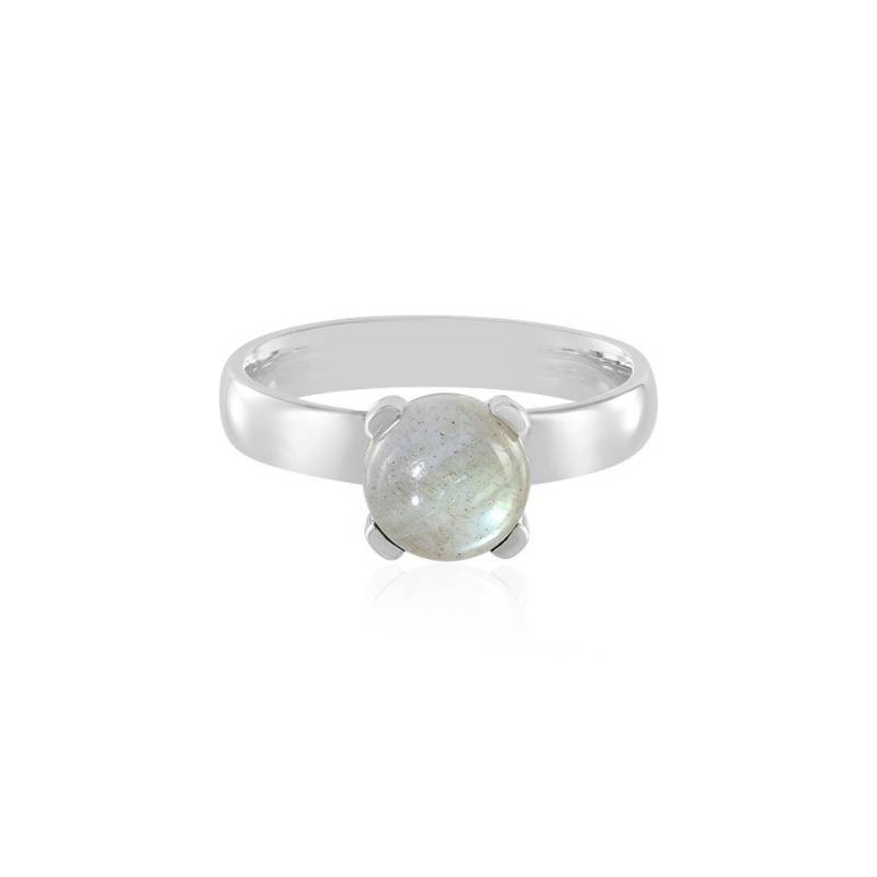 J Classics Silberring Zilveren ring met een Groene Minary Labradoriet (KM by Juwelo) (1-tlg) von J Classics