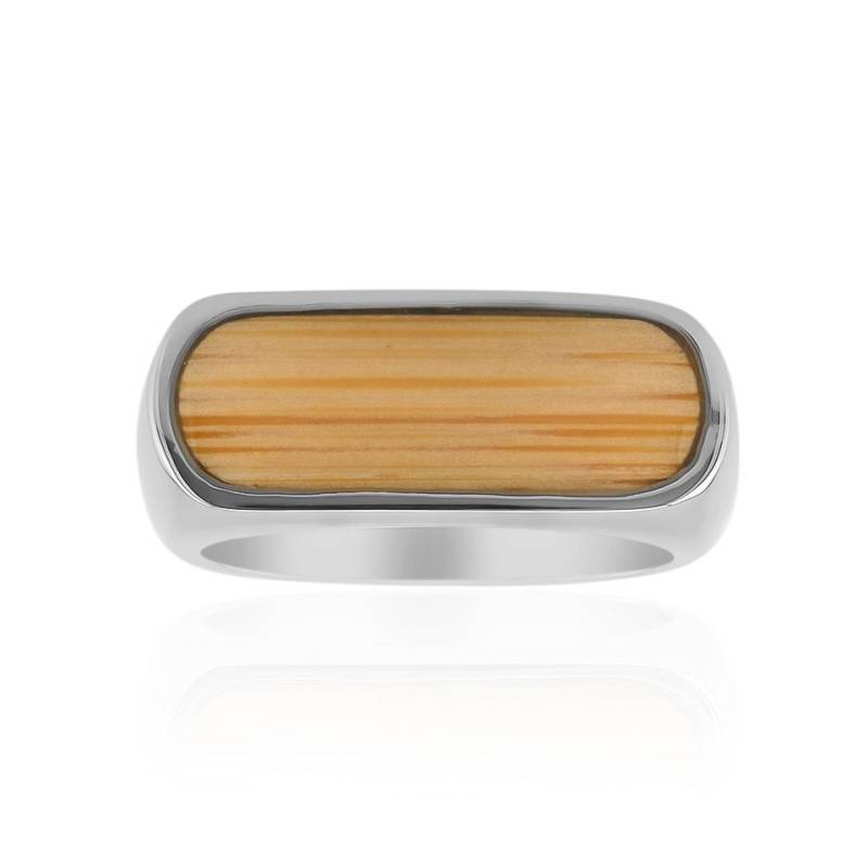 J Classics Silberring Zilveren ring met een Onbehandelde Bamboe (TPC) (1-tlg) von J Classics