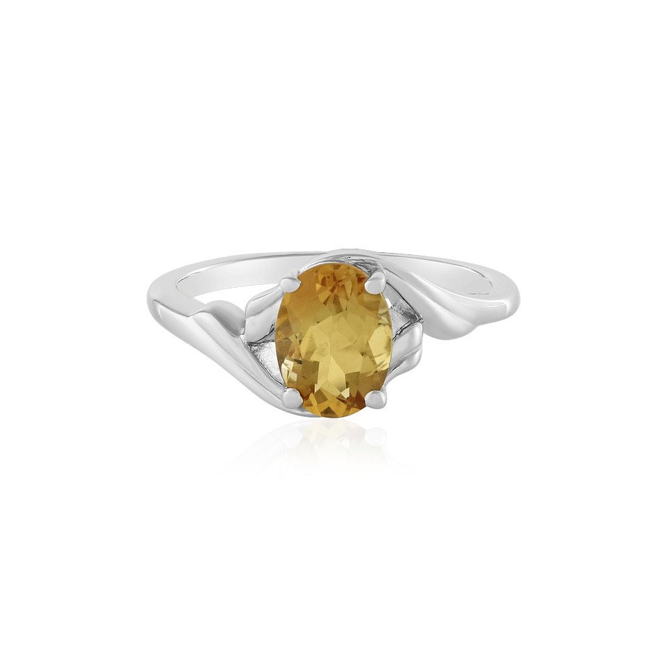 J Classics Silberring Zilveren ring met een citrien (1-tlg) von J Classics