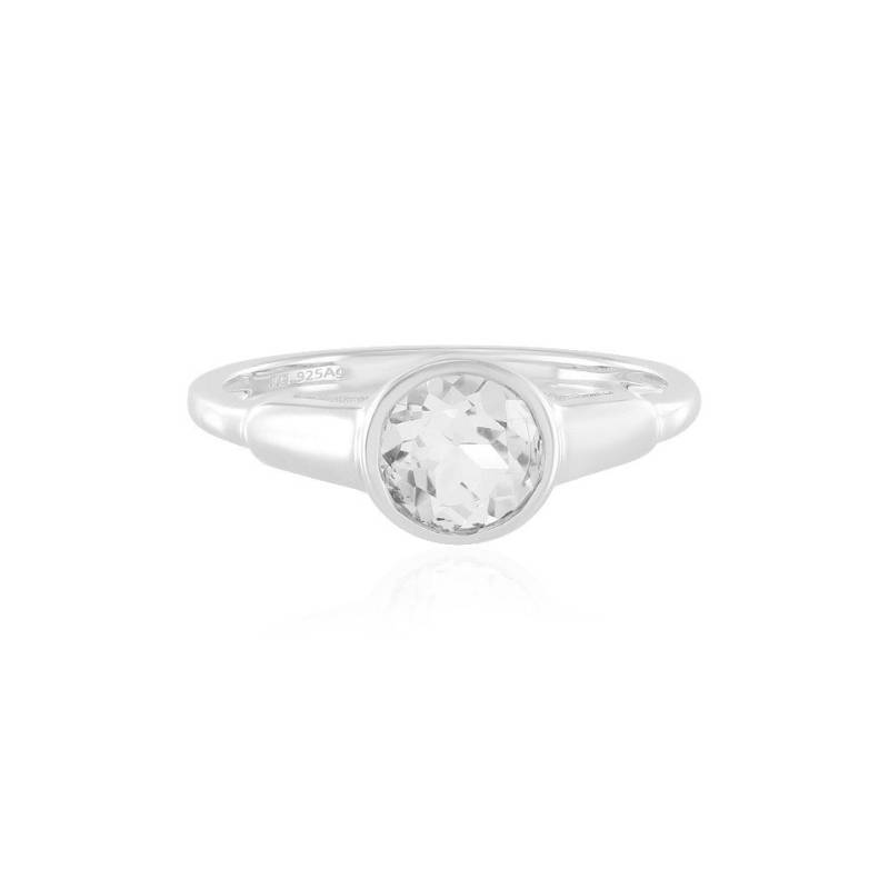 J Classics Silberring Zilveren ring met een witte topaas (1-tlg) von J Classics