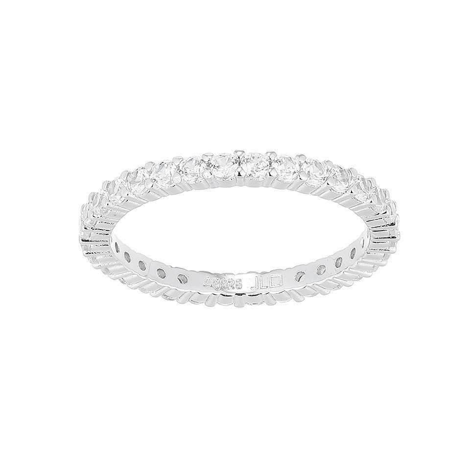 J Classics Silberring Zilveren ring met zirkonen (1-tlg) von J Classics