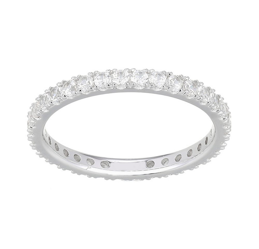 Cavill Silberring Cavill Sterlingsilber Ring, 2,0 cm Zirkon, rund, Damen Echtschmuck (1-tlg) von Cavill