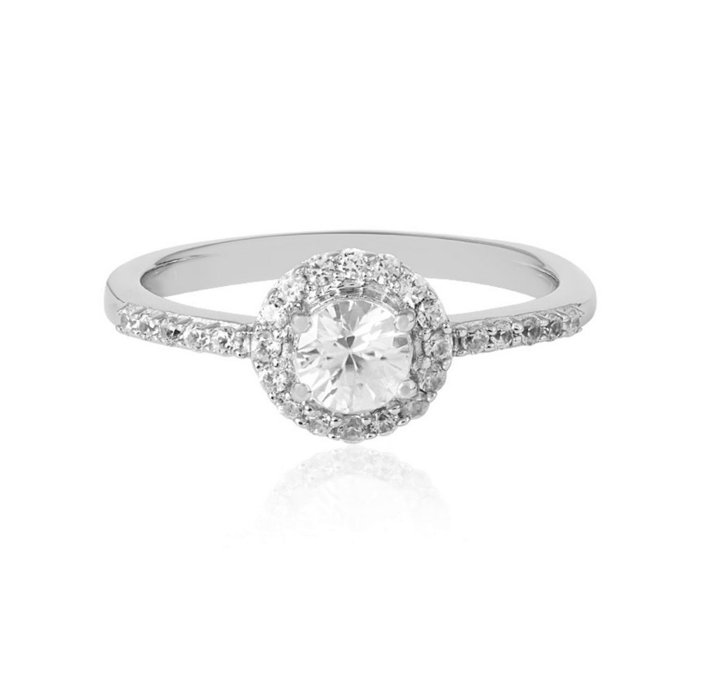 Cavill Silberring Kambodschanischer Zirkon Sterling Silber Ring, 0,995ct (1-tlg) von Cavill