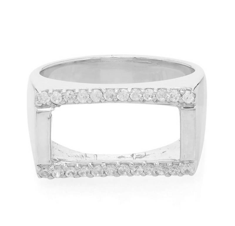 Cavill Silberring Cavill Ring 0,576 ct Zirkon 24 Zirkonia 925 Silber Damen Echtschmuck (1-tlg) von Cavill