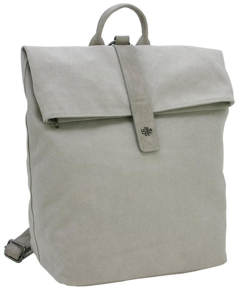 J JONES JENNIFER JONES Daypack - Casual Damen Rucksack aus Canvas - mit Tabletfach - 15 Liter von J JONES JENNIFER JONES