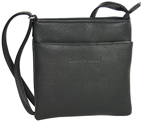 JENNIFER JONES - Kleine Damen Umhängetasche - Brauttasche - Abendtasche - Schultertasche (Handtasche, Schwarz) von J JONES JENNIFER JONES