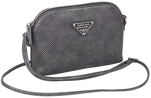 J JONES JENNIFER JONES Kleine elegante Damen Umhängetasche Schultertasche (Schwarz) von J JONES JENNIFER JONES