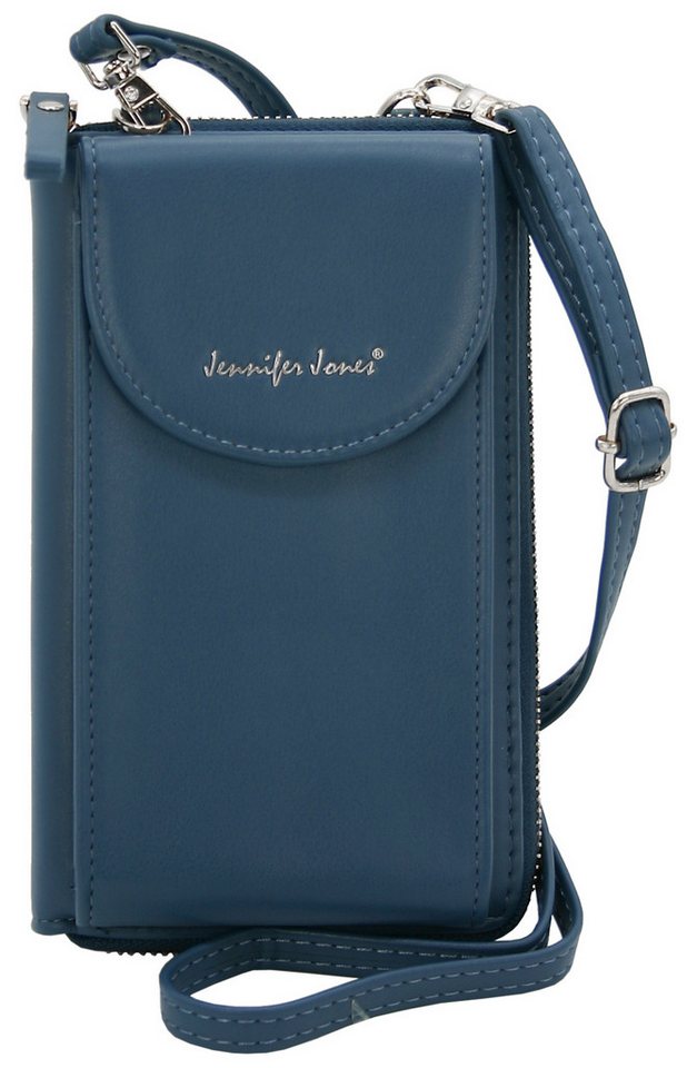 J JONES JENNIFER JONES Schultertasche 2 in 1 - Umhängetasche / Handytasche (bis 7) und Geldbörse in Einem, Handyfach von J JONES JENNIFER JONES