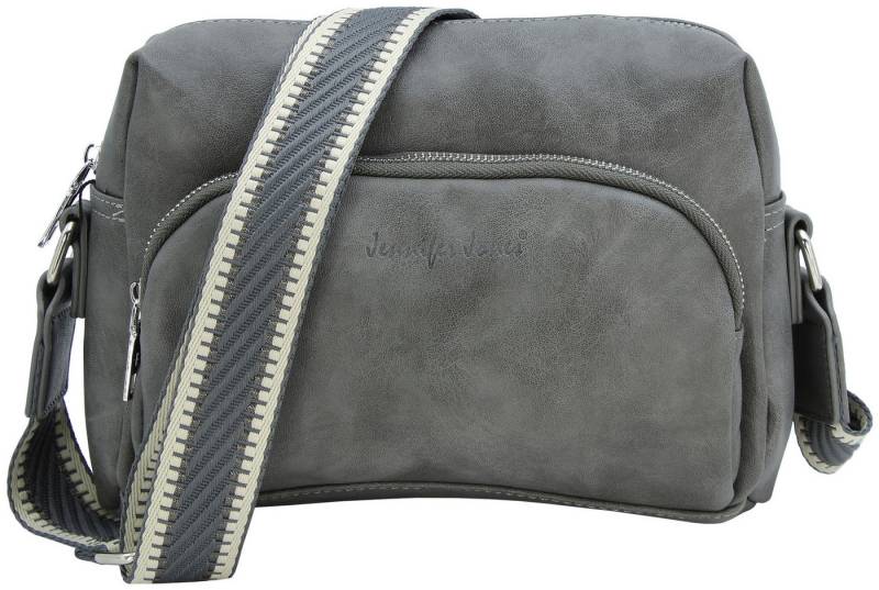 J JONES JENNIFER JONES Schultertasche Modische Damen Umhängetasche – Crossbody Bag mit gewebtem Schultergurt von J JONES JENNIFER JONES
