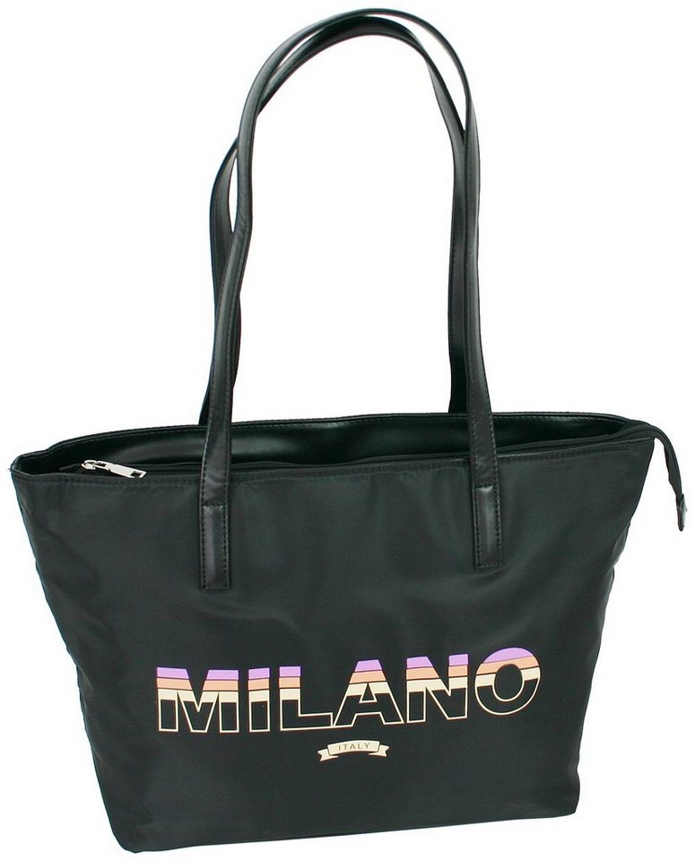 J JONES JENNIFER JONES Schultertasche - Ultra leichter großer Damen Shopper XL, mit Reißverschluss - Nylon, Leicht von J JONES JENNIFER JONES