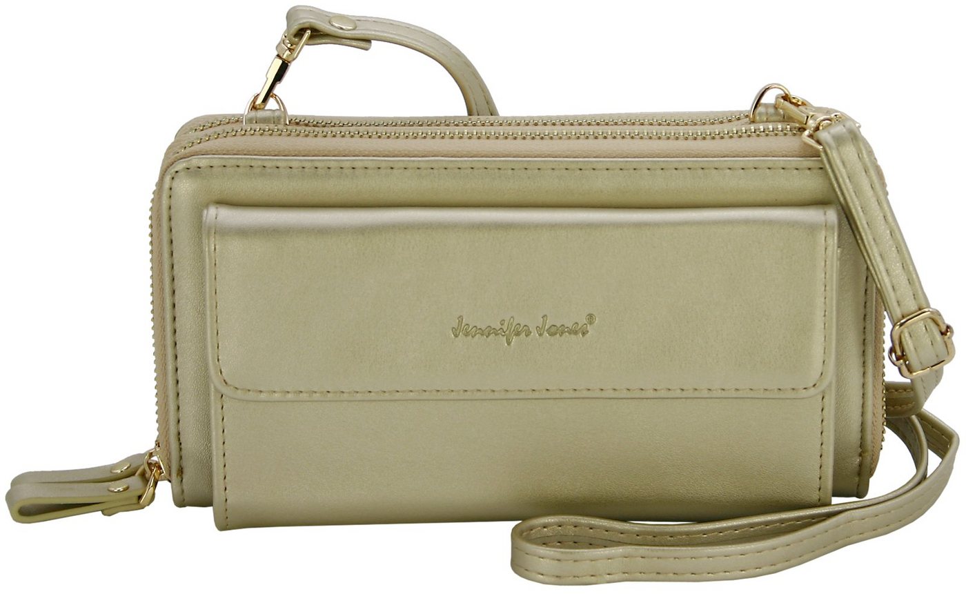 J JONES JENNIFER JONES Schultertasche - Umhängetasche 2in1 Geldbörse & Handytasche bis 7 Zoll von J JONES JENNIFER JONES