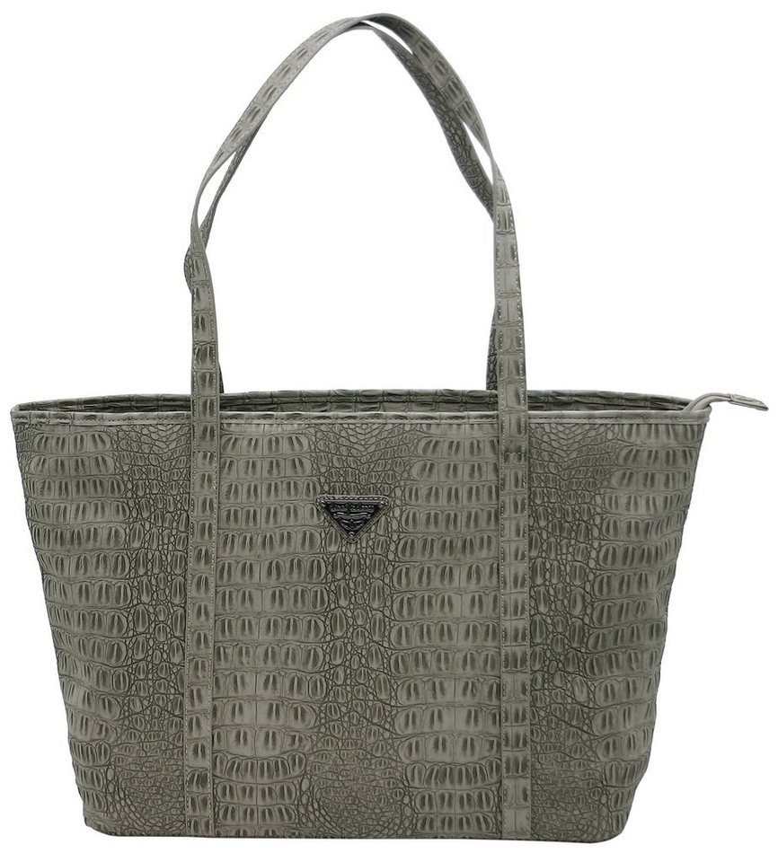 J JONES JENNIFER JONES Shopper XXL - Große Damen Schultertasche, Schlangenleder-Optik von J JONES JENNIFER JONES