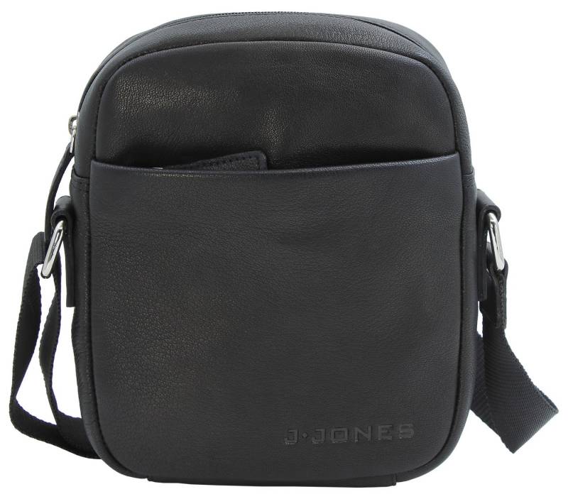 J JONES JENNIFER JONES Umhängetasche - Kleine Herren Schultertasche Leder Crossbody Bag Messenger Stil, echt Leder von J JONES JENNIFER JONES