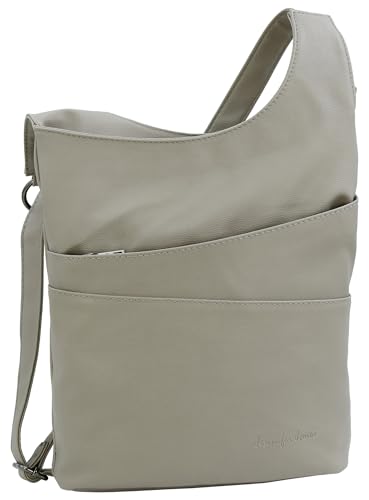 JENNIFER JONES - Damen Umhängetasche mit Reißverschluss - Handtasche in 2 Größen - Crossbody-Bag von J JONES JENNIFER JONES